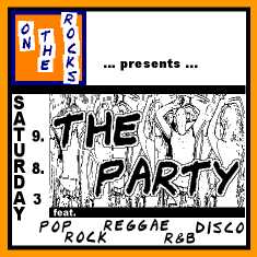 THE PARTY NITE
ON THE ROCKS
POP ROCK REGGAE
R&B DISCO
CHORA NAXOS